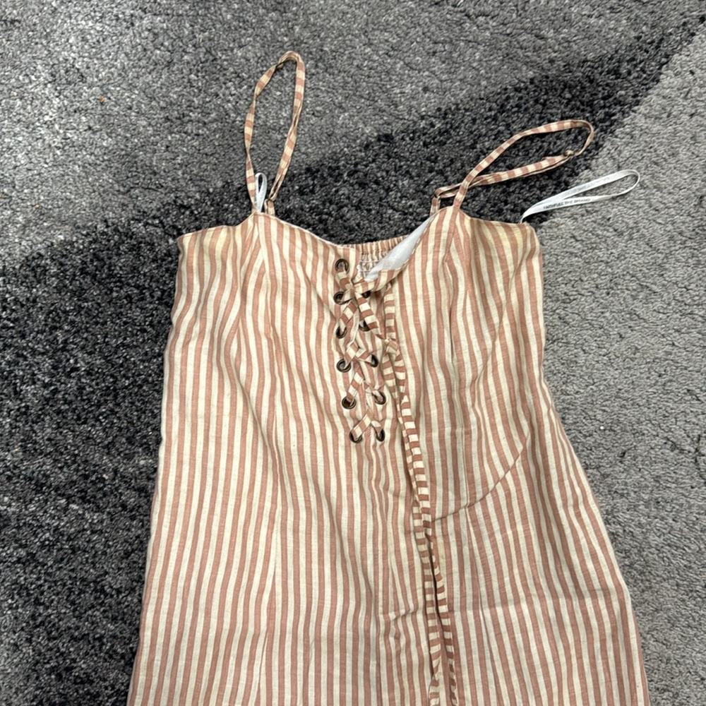 Faithfull the Brand Lace-Up Mini Dress purchased from Anthropologie!!